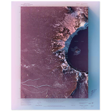 Crater Lake, Oregon Map