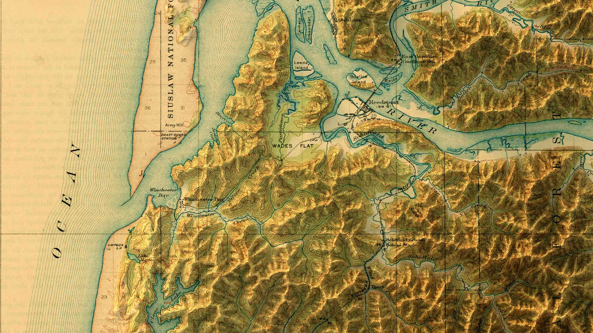 Oregon Coast Series — Scott Reinhard Maps