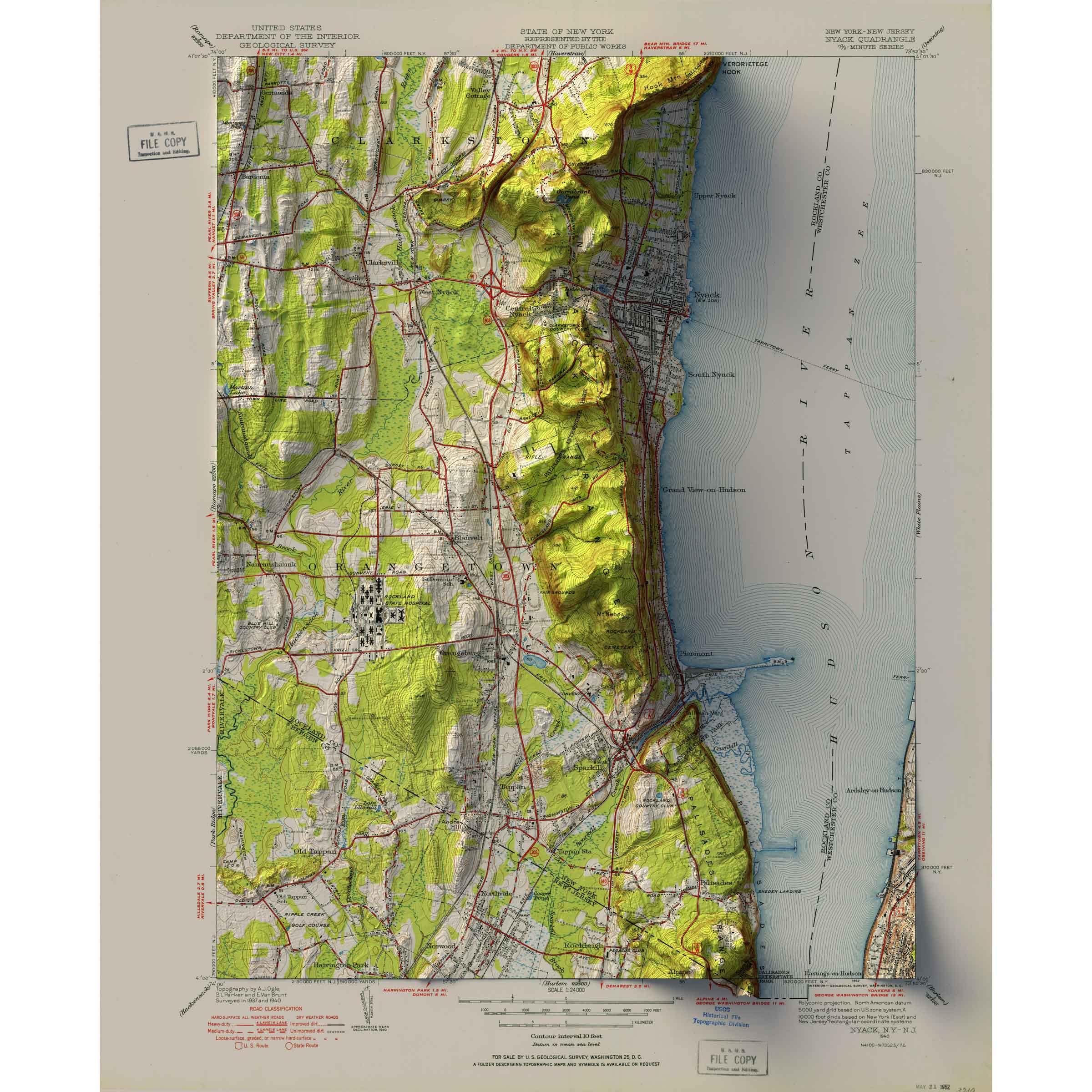 Nyack, New York Map