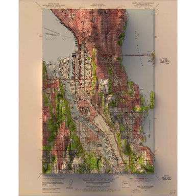 Seattle, Washington Map