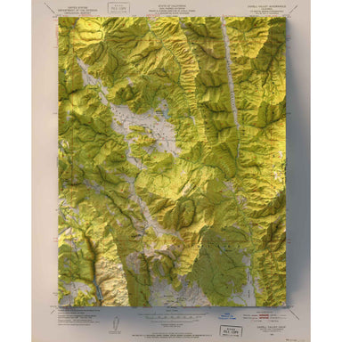 Capell Valley, Napa Valley, California Map