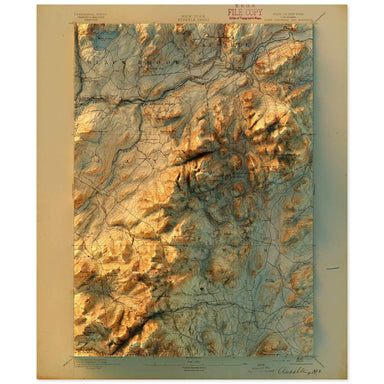 Ausable, New York Map