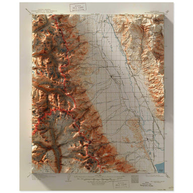 Mt. Whitney, California Map