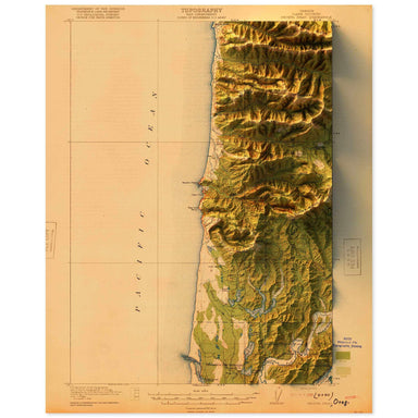 Heceta Head, Oregon Map