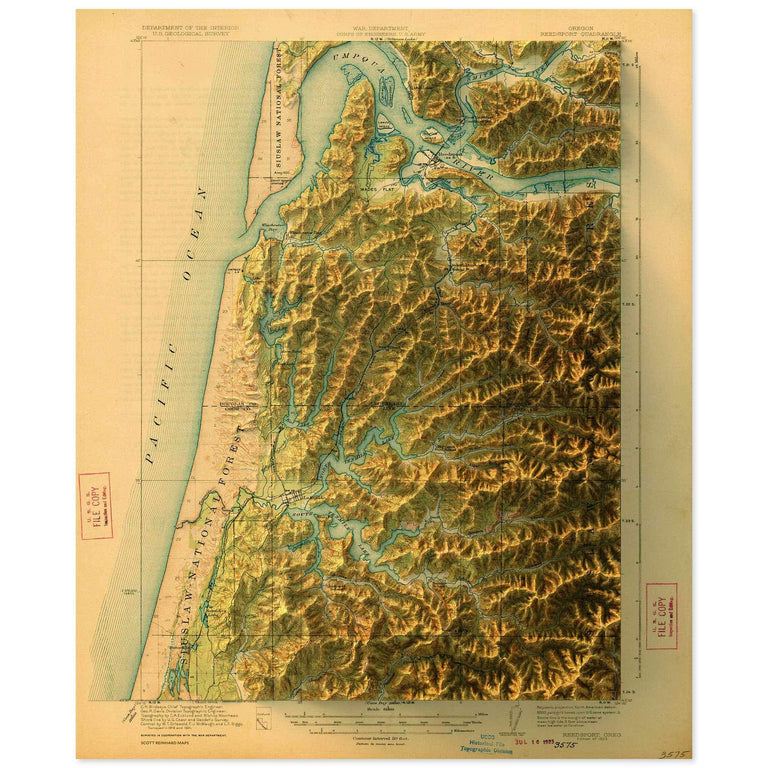 The Oregon Coast Series • Scott Reinhard Maps