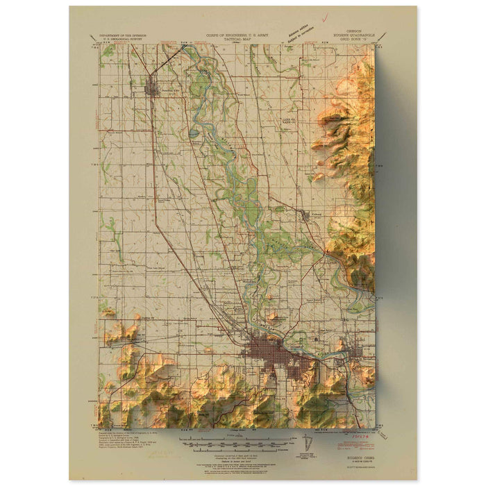 Eugene, Oregon Map