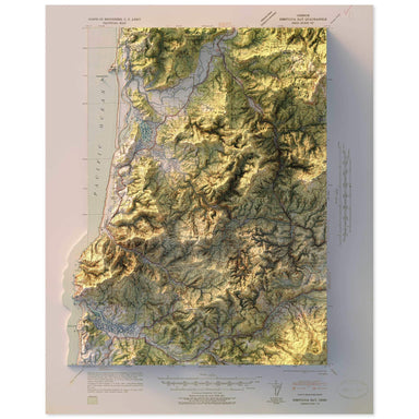 Nestucca Bay, Oregon Map