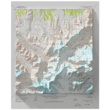 Denali, Alaska Map
