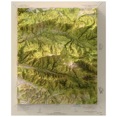 San Gorgonio Mountain, California Map