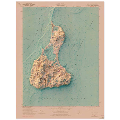 Block Island, Rhode Island Map