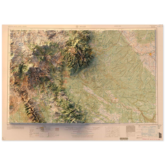 Moab, Utah Map
