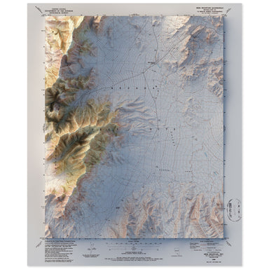 Mine Mountain, Nevada Map