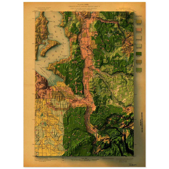 Tacoma, Washington Map
